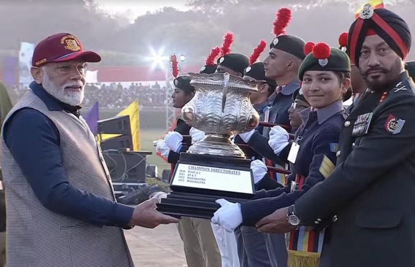 महाराष्ट्र एनसीसी संचालनालय देशात प्रथम; प्रधानमंत्री बॅनर विजेत्याचा बहुमान